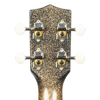 Kala Brand Star Dust Gold Sparkle Concert Ukulele - KA-SPRK-GOLD