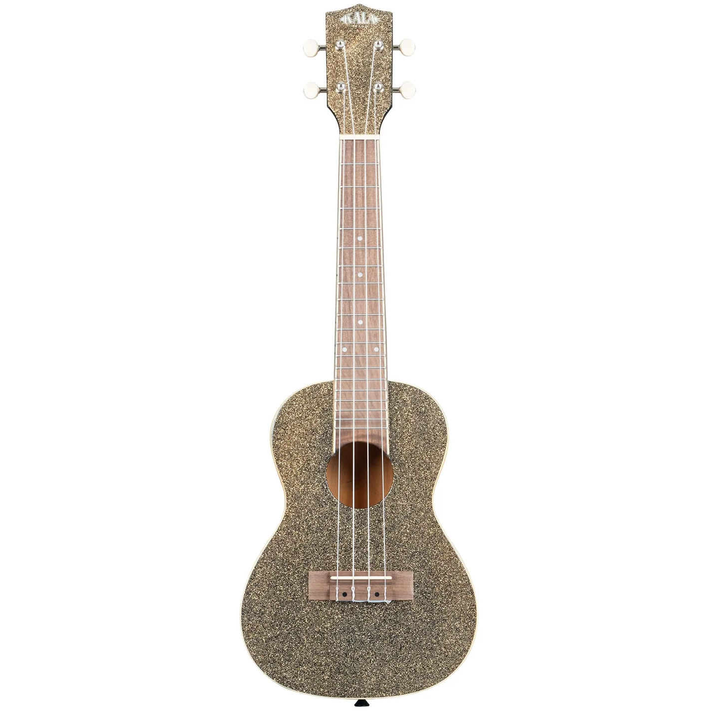 Kala Brand Star Dust Gold Sparkle Concert Ukulele KA-SPRK-GOLD