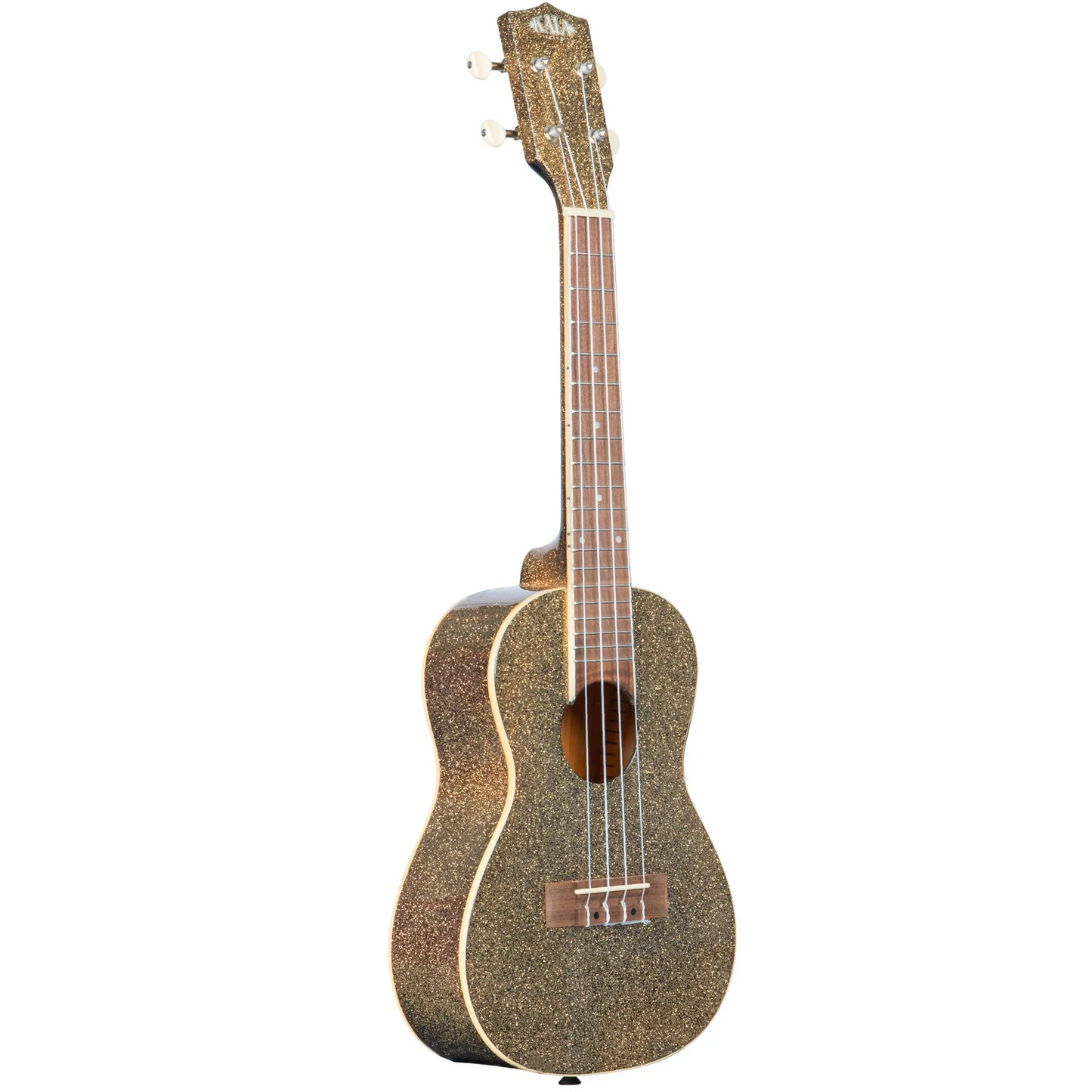 Kala Brand Star Dust Gold Sparkle Concert Ukulele KA-SPRK-GOLD