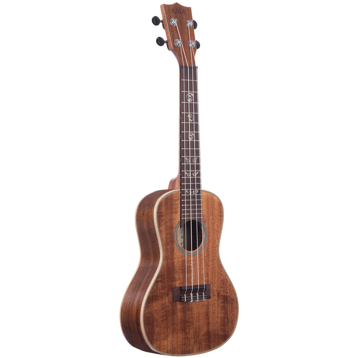 Kala Brand Solid Acacia Body Concert Ukulele