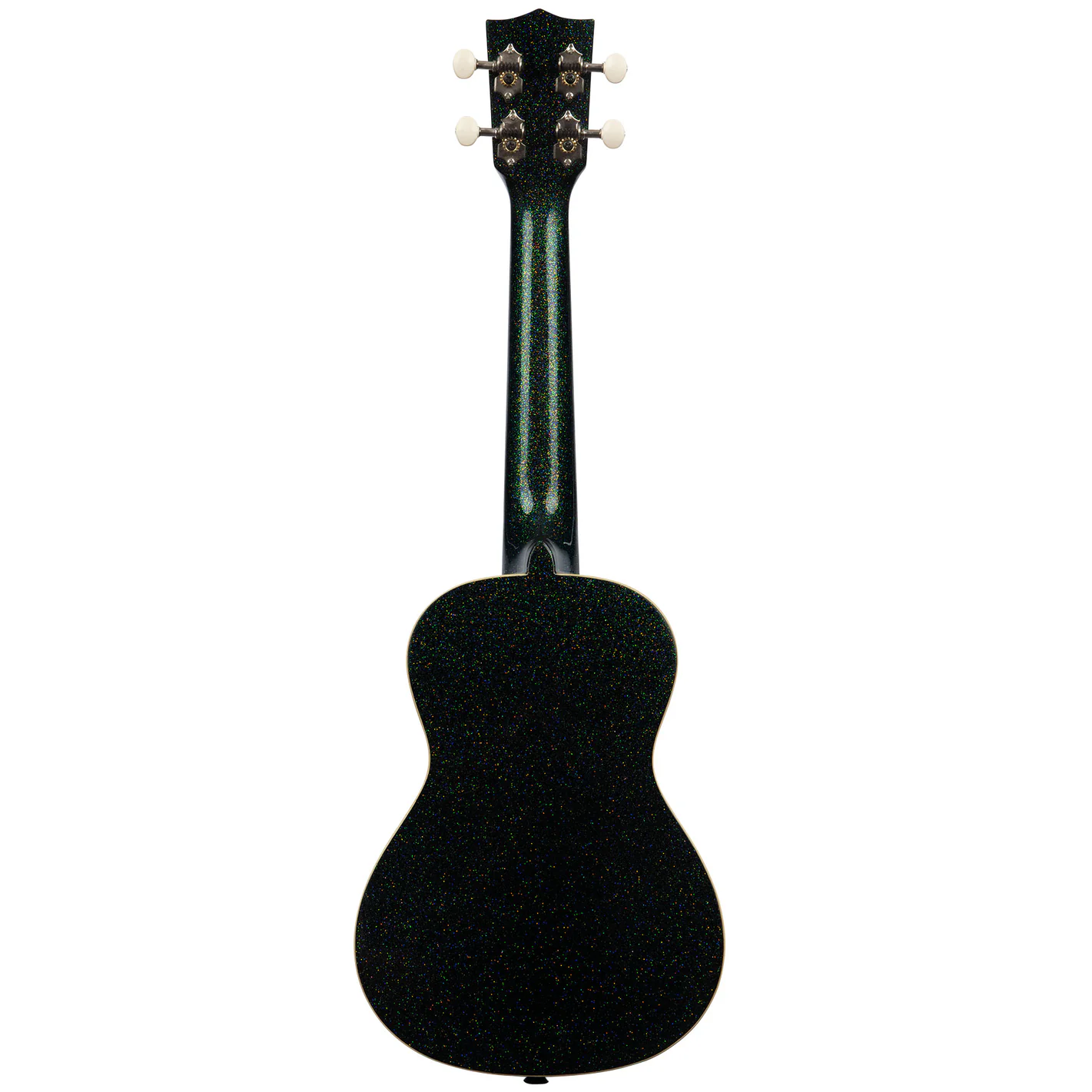 Kala Brand Galaxy Black Sparkle Concert Ukulele
