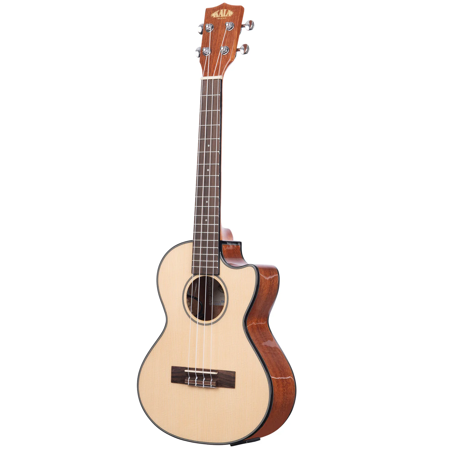 Kala Solid Spruce & Mahogany Tenor Electro Ukulele With Cutaway & EQ