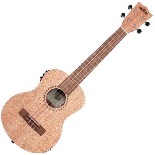 Kala Brand Burled Meranti Tenor Electro Ukulele With EQ