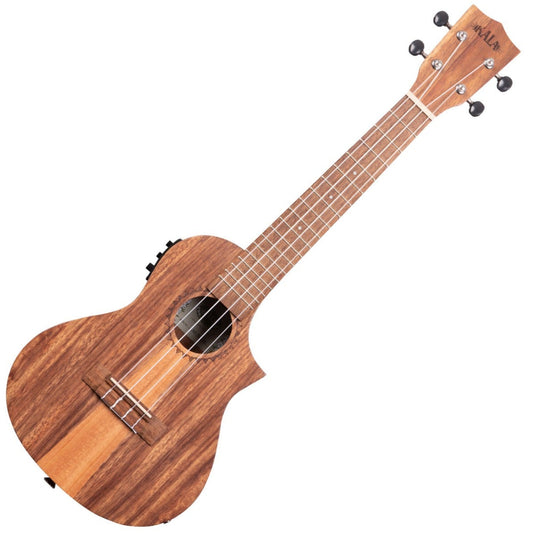 Kala Electro Concert Ukulele Teak Tri-Top With Cutaway & EQ