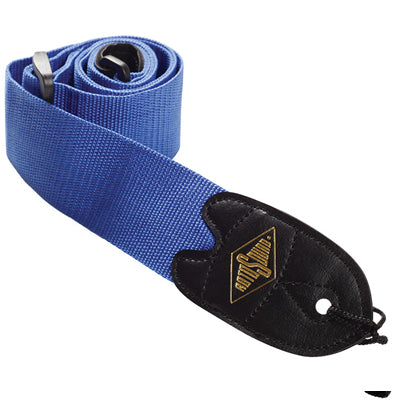 Rotosound Blue Guitar Strap Leather Ends