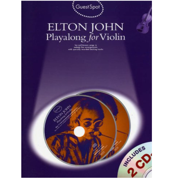 Elton John Play Along for Violin - Book and 2 CDs - 9781847722324