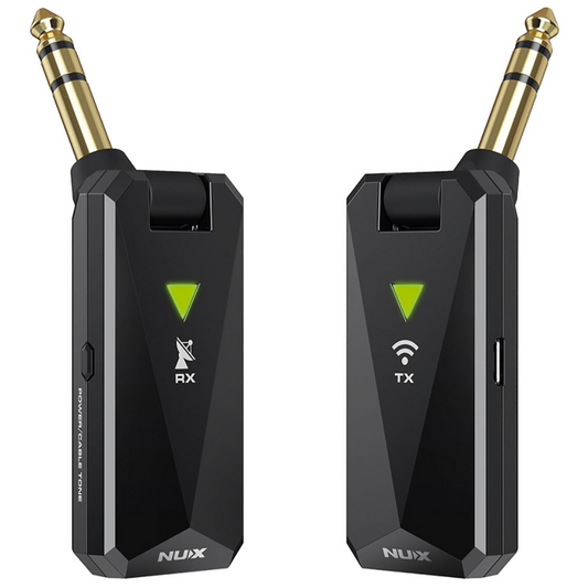Nu-X Professional Rechargeable Wireless Guitar Bug Set & Case 2.4GHz B-5RC