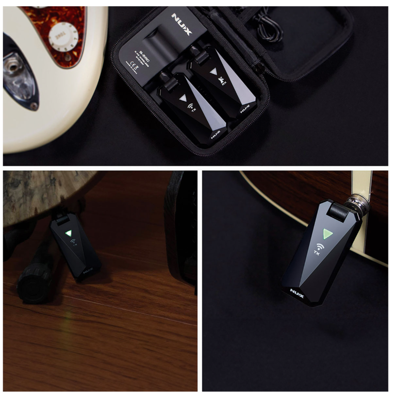 Nu-X Professional Rechargeable Wireless Guitar Bug Set & Case