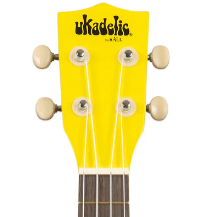 Kala Brand Ukadelic Soprano Ukulele & Bag Taxi Cab Yellow