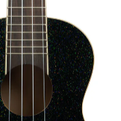 Kala Brand Black Galaxy Sparkle Concert Ukulele KA-SPRK-BLACK