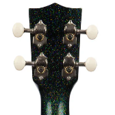 Kala Brand Black Galaxy Sparkle Concert Ukulele KA-SPRK-BLACK