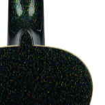 Kala Brand Black Galaxy Sparkle Concert Ukulele KA-SPRK-BLACK