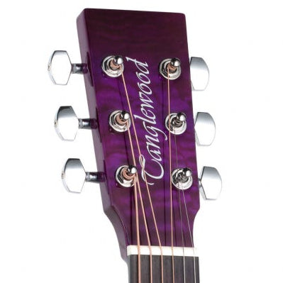 Tanglewood Electro Acoustic Guitar Azure Purple - TA4CEPU