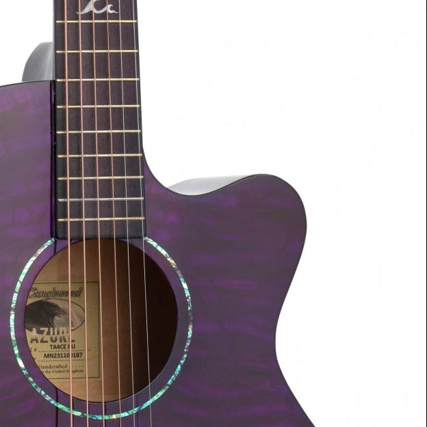 Tanglewood Electro Acoustic Guitar Azure Purple - TA4CEPU