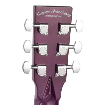 Tanglewood Electro Acoustic Guitar Azure Purple - TA4CEPU