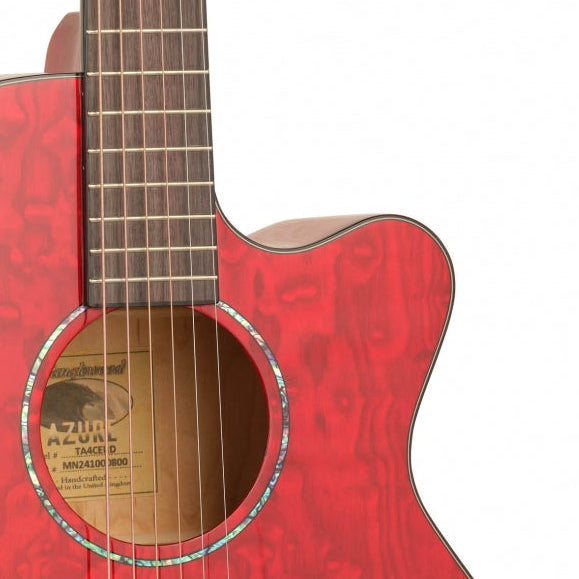 Tanglewood Azure Red Electro Acoustic Guitar TA4CERD