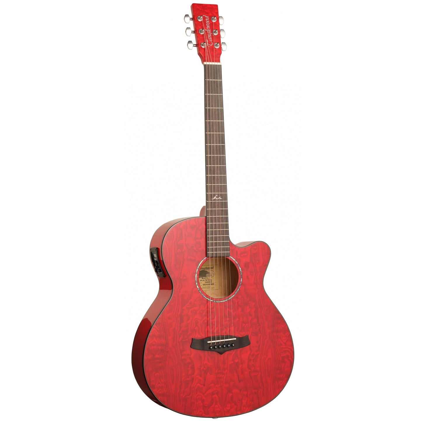 Tanglewood Electro Acoustic Guitar Super Folk - Red TA4CERD