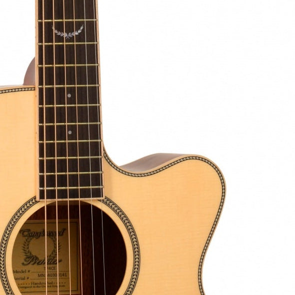 Tanglewood Premier Electro Acoustic Guitar Natural Satin TP4CE 