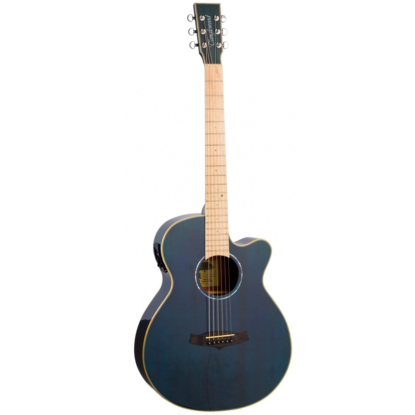 Tanglewood Electro Acoustic Guitar Blue Winterleaf - TW4CEBLA