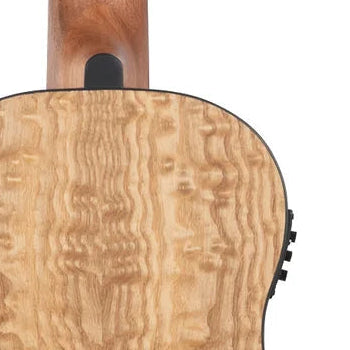 Kala Brand Quilted Ash Acoustic Electric Fretted U•BASS Ukulele