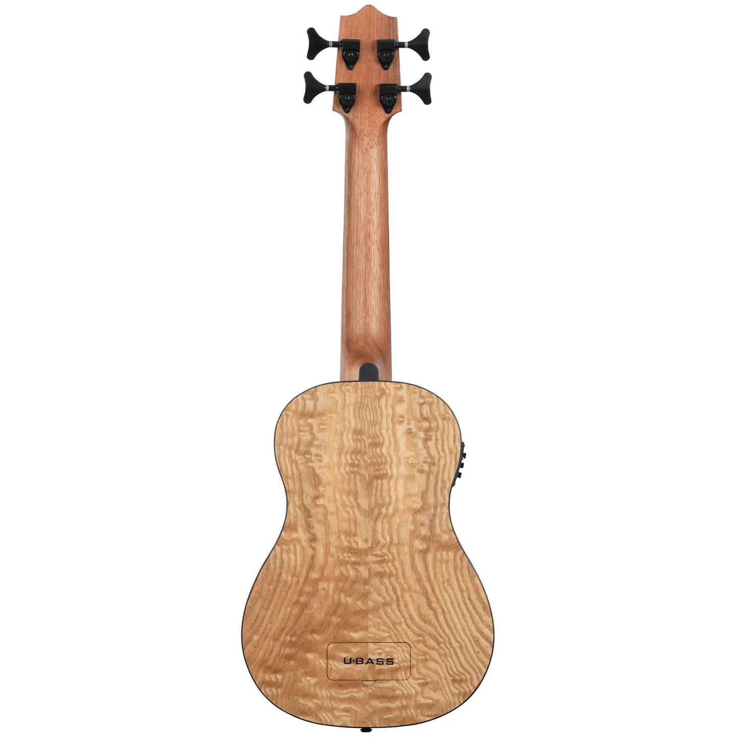 Kala Brand Quilted Ash Acoustic Electric Fretted U•BASS Ukulele