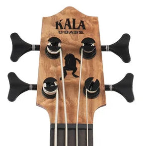 Kala Brand Quilted Ash Acoustic Electric Fretted U•BASS Ukulele