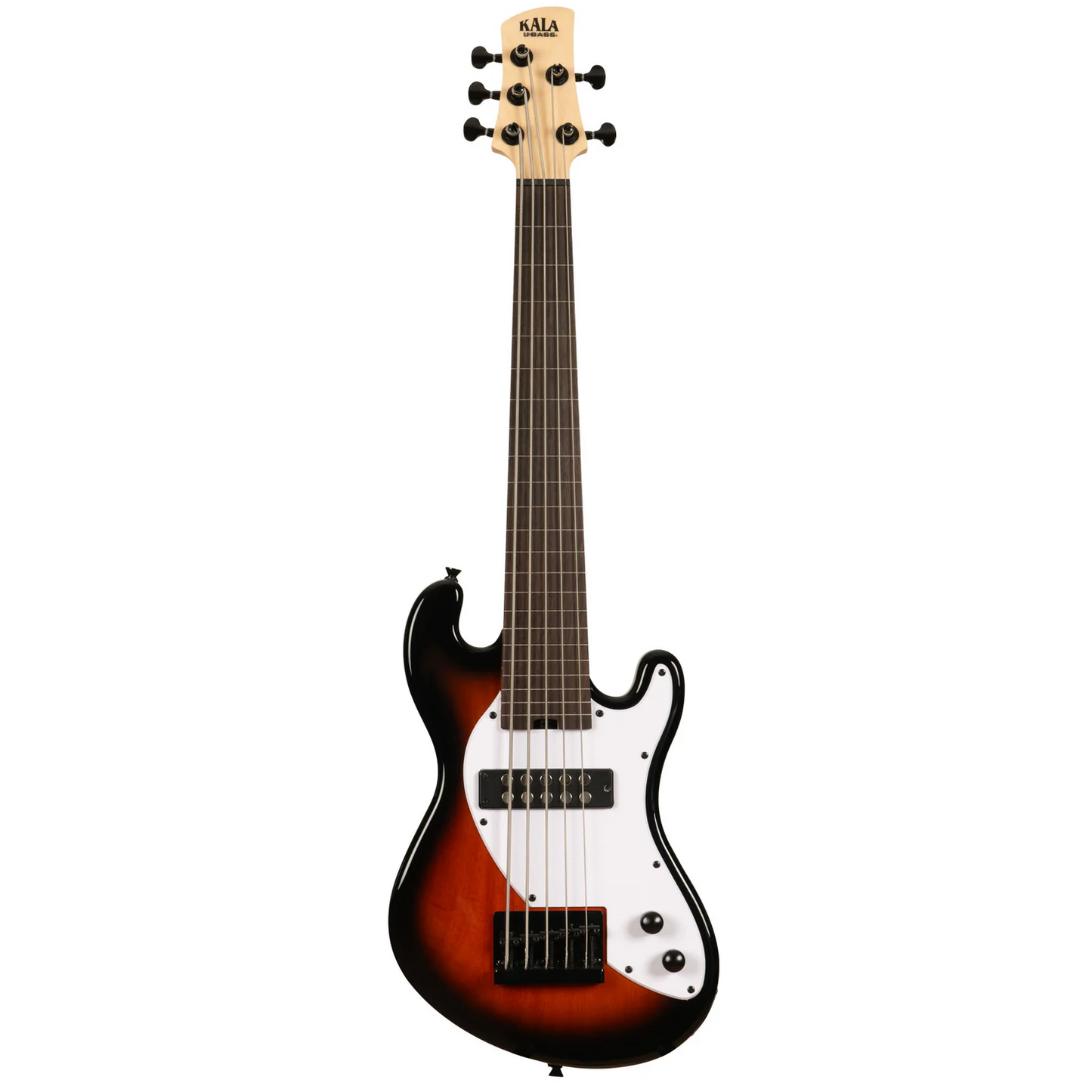 Kala Brand Solid Body 5-String Sunburst Fretless U•BASS Ukulele