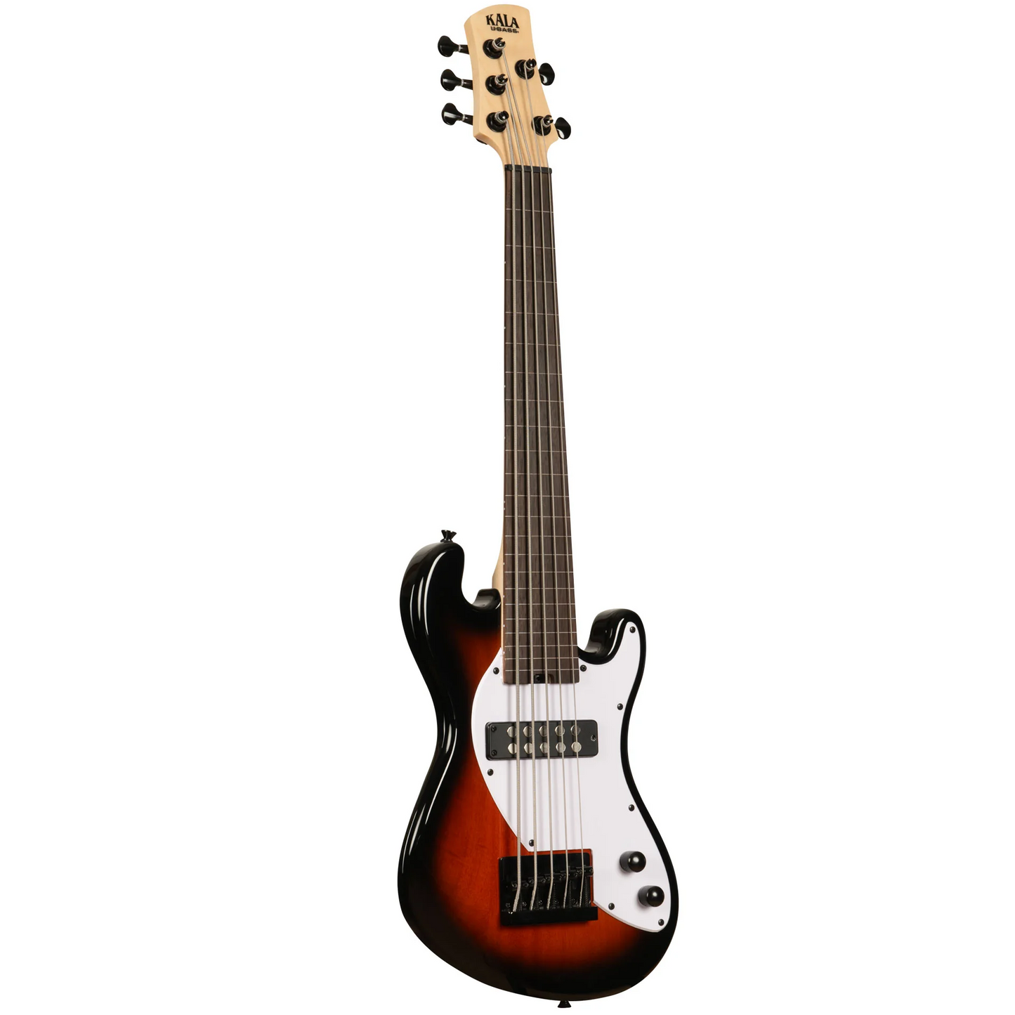 Kala Brand Solid Body 5-String Sunburst Fretless U•BASS Ukulele
