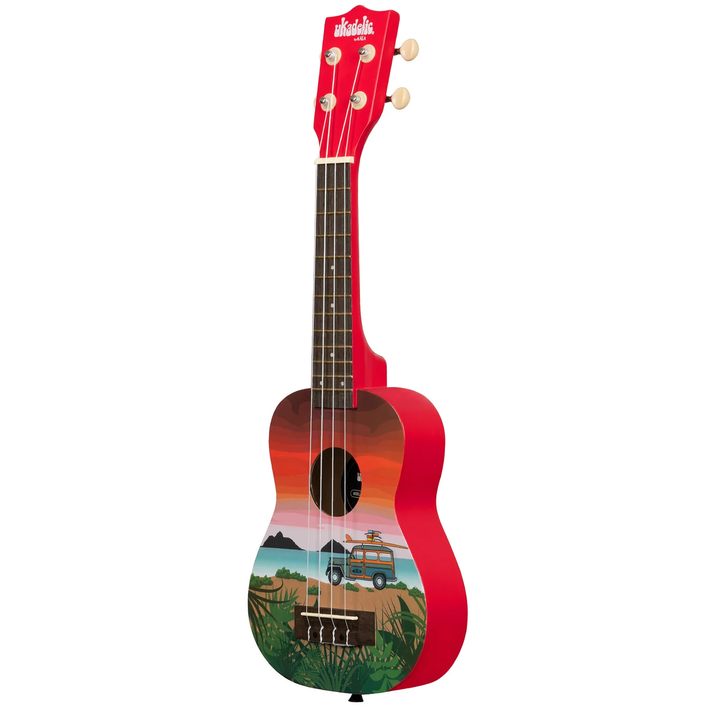 Kala Brand Surfari Ukadelic Soprano Ukulele UK-SURFARI