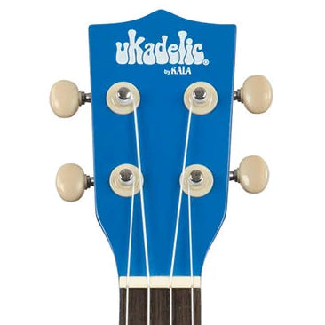 Kala Brand Soprano Ukulele & Bag Ukadelic Blue Ink