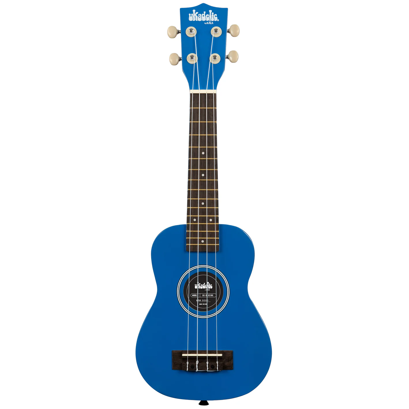 Kala Brand Ukadelic Soprano Ukulele Blue Ink