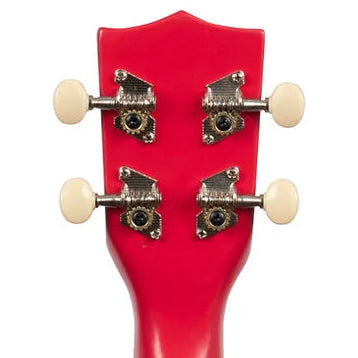 Kala Brand Ukadelic Soprano Ukulele With Bag Cherry Red