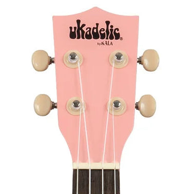 Kala Brand Soprano Ukulele & Bag Ukadelic Flamingo Pink