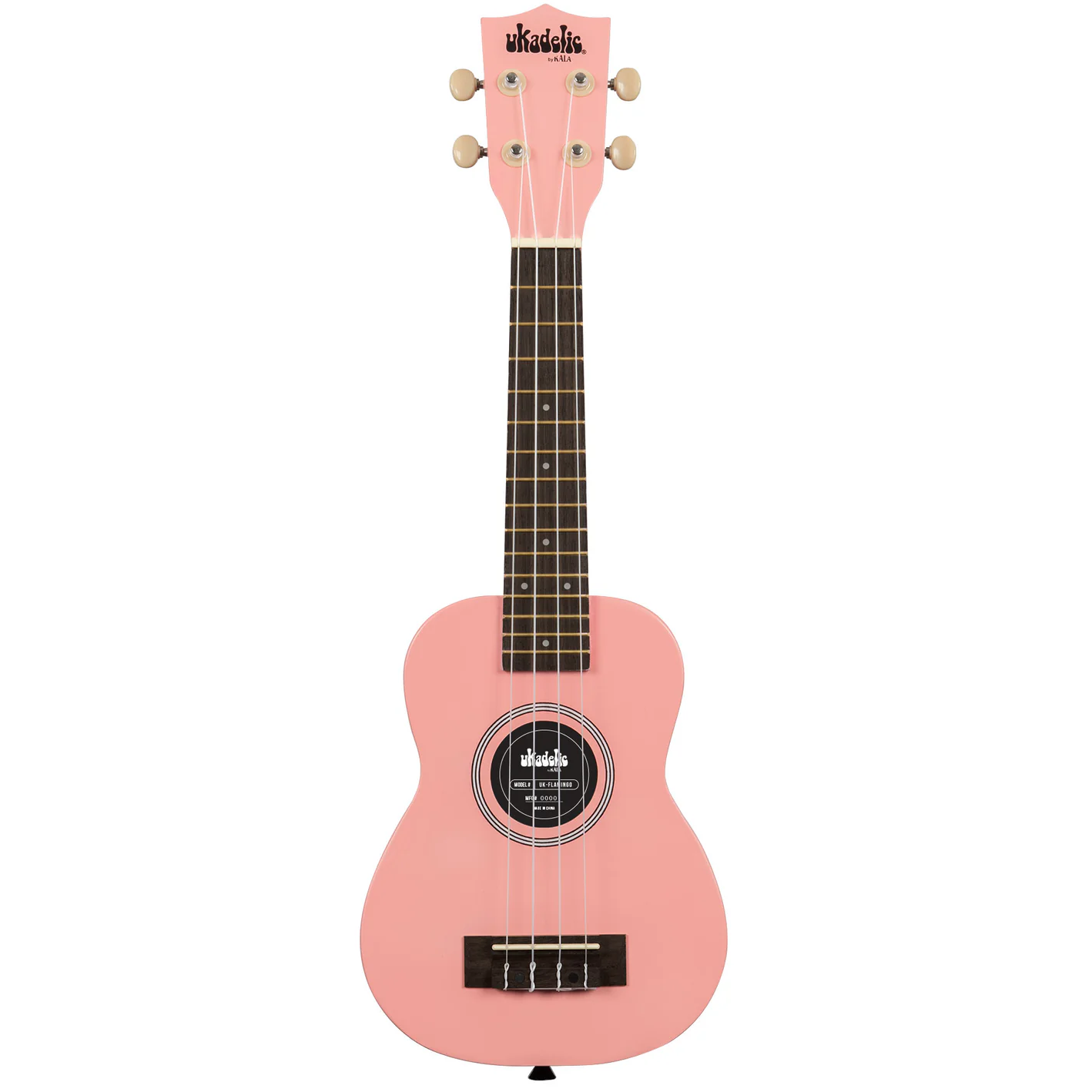 Kala Brand Ukadelic Soprano Ukulele Flamingo Pink