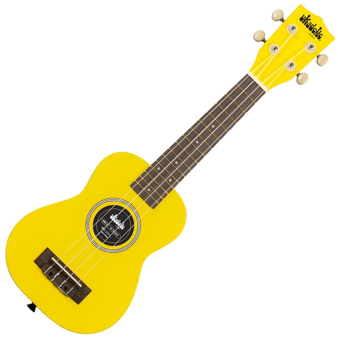 Kala Brand Ukadelic Soprano Ukulele Taxi Cab Yellow