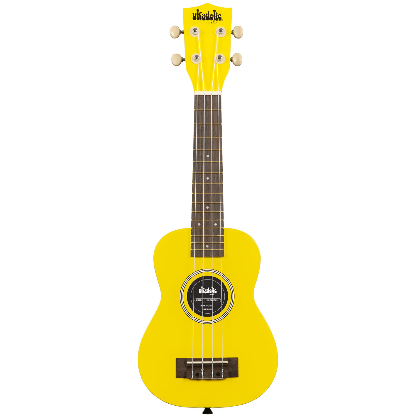Kala Brand Ukadelic Soprano Ukulele Taxi Cab Yellow