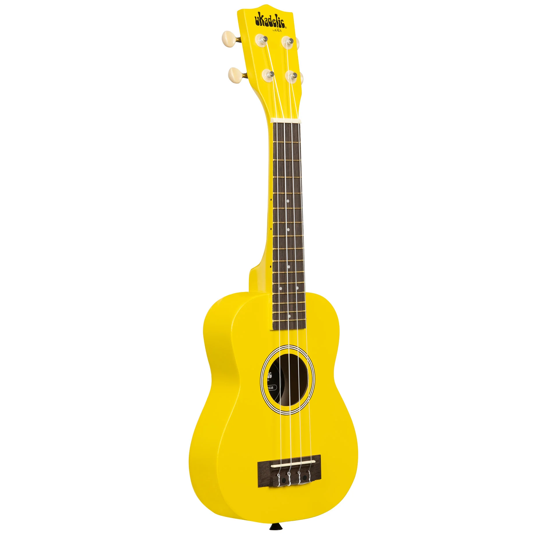 Kala Brand Ukadelic Soprano Ukulele Taxi Cab Yellow