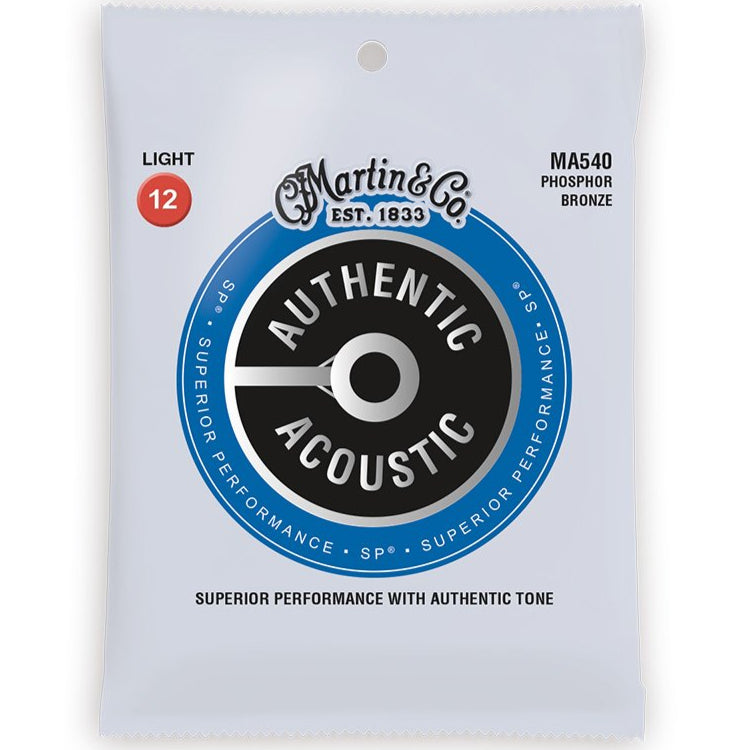 Martin Acoustic Guitar String Set SP Phosphor Bronze 12-54 MA540