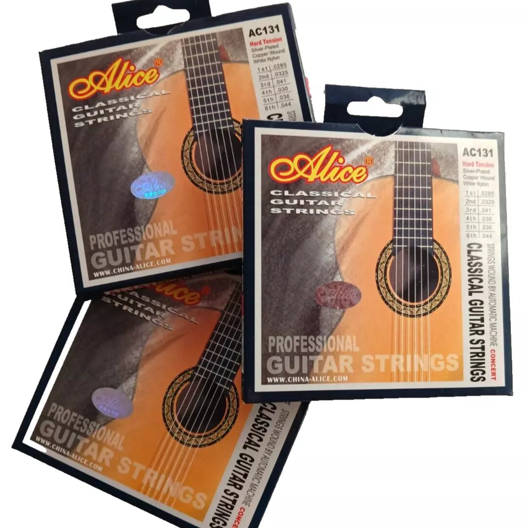 Alice Classical Guitar String 3 Set Bundle NYLON - 0.0285 - 0.044