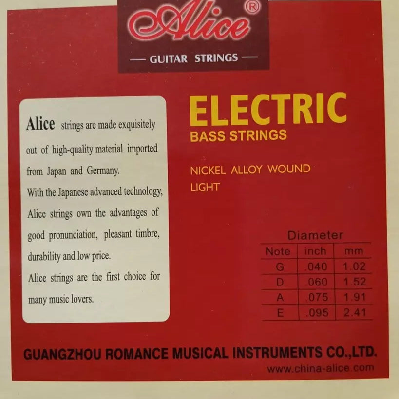 Alice Electric Bass Guitar String Set .040-.095