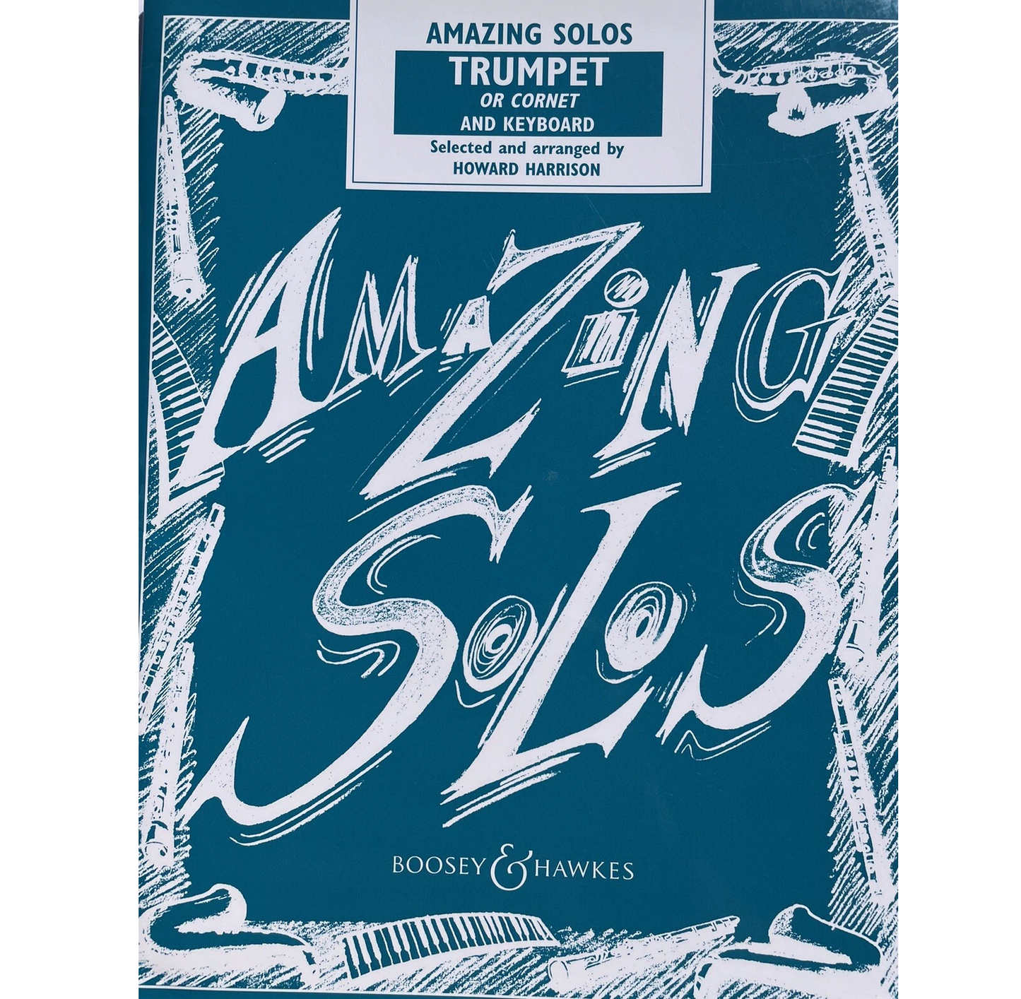 Amazing Solos or Cornet and Keyboard Book - Howard Harrison - 9790060087844