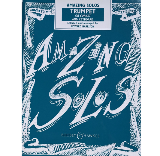 Amazing Solos or Cornet and Keyboard Book - Howard Harrison - 9790060087844
