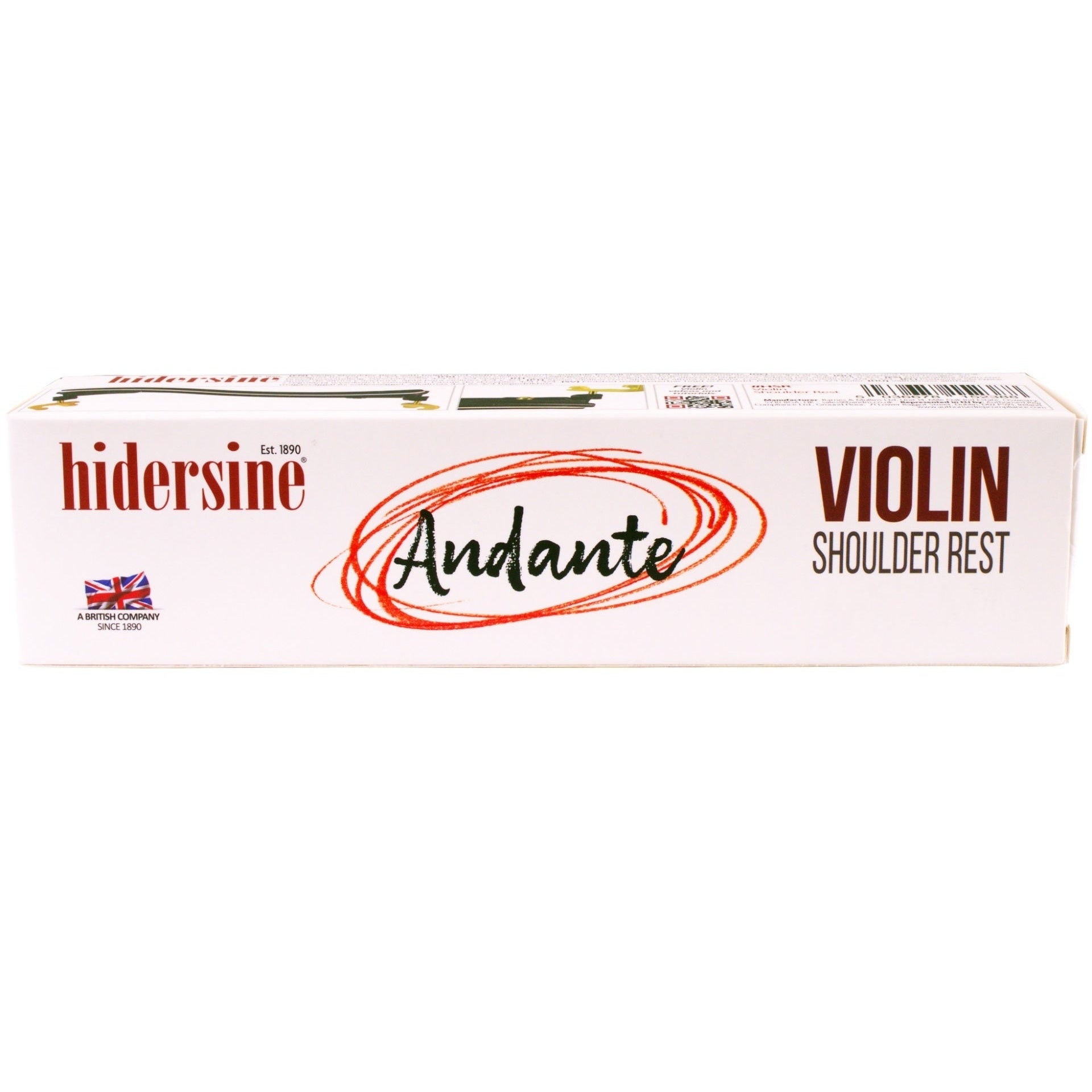 Hidersine Andante Violin Shoulder Rest 4/4 or 3/4