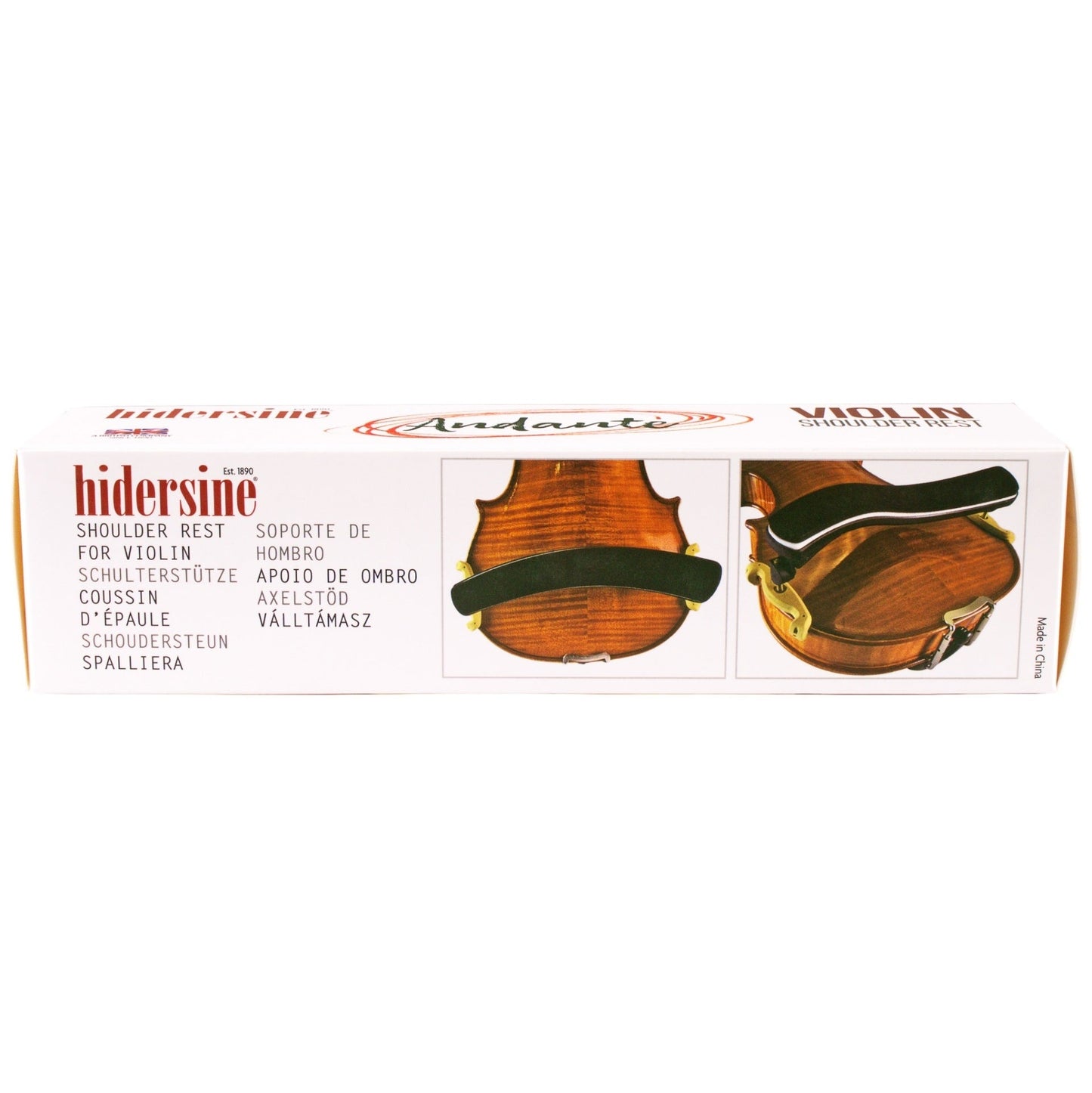 Hidersine Andante Violin Shoulder Rest 4/4 or 3/4