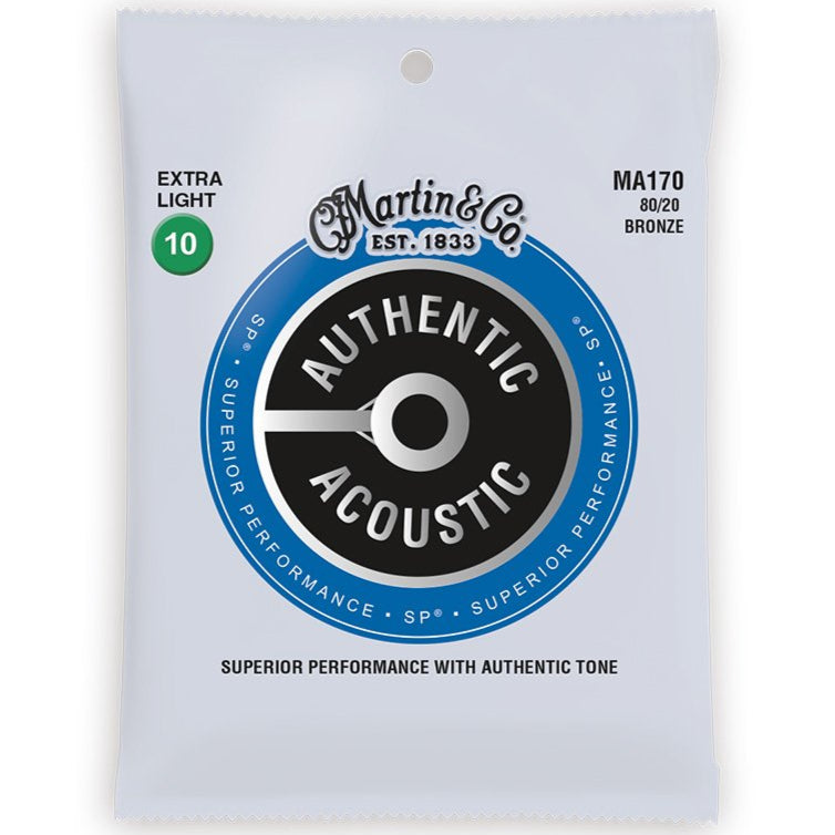 Martin Acoustic Guitar Strings SP Bronze XL 10-47 - MA170
