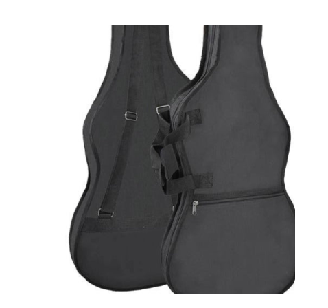 Electric Bass Guitar Gig Bag With Large Pocket - Black B-00