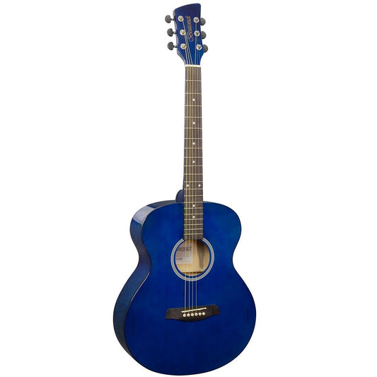 Brunswick Acoustic Guitar Grand Auditorium Blue - BF100BL