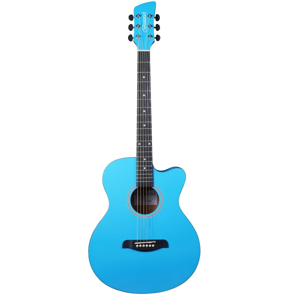 Brunswick Acoustic Guitar Grand Auditorium Cutaway Sky Blue BF100SBL