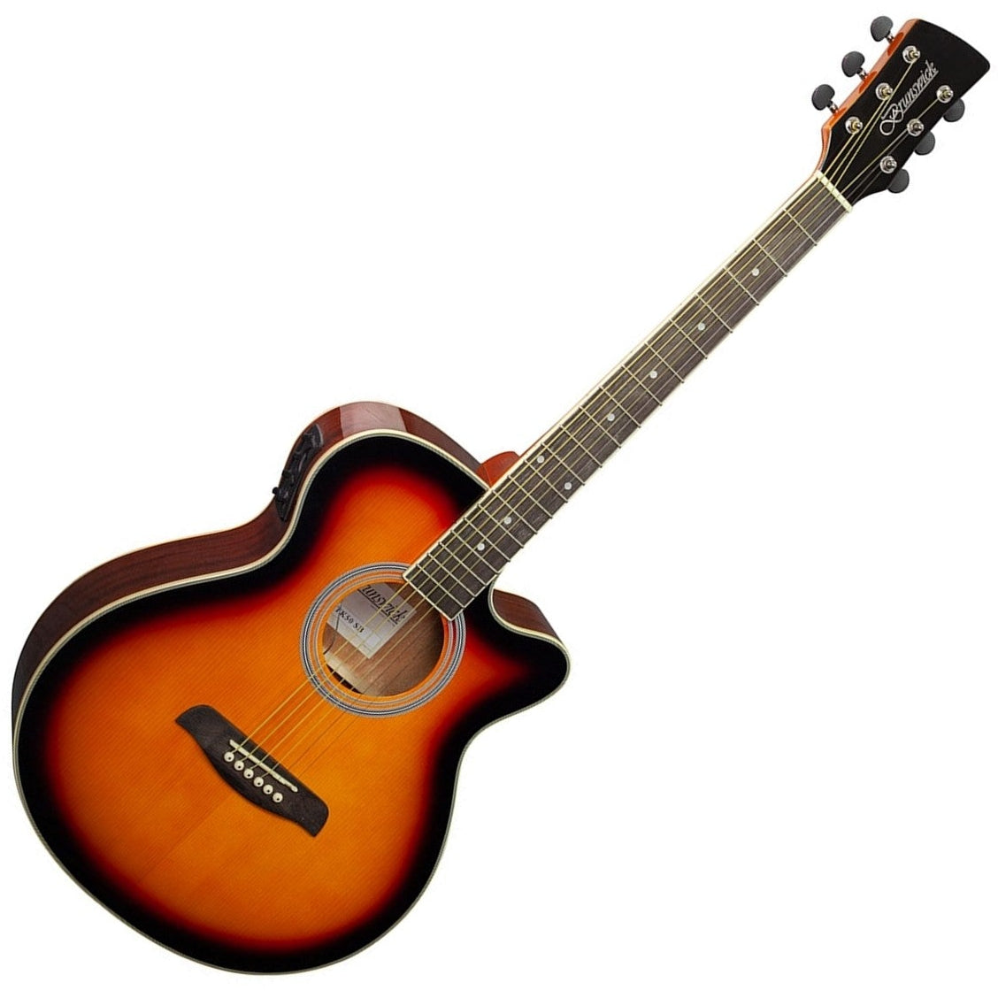 Brunswick Electro-Acoustic Guitar Grand Auditorium Sunburst BTK50SB