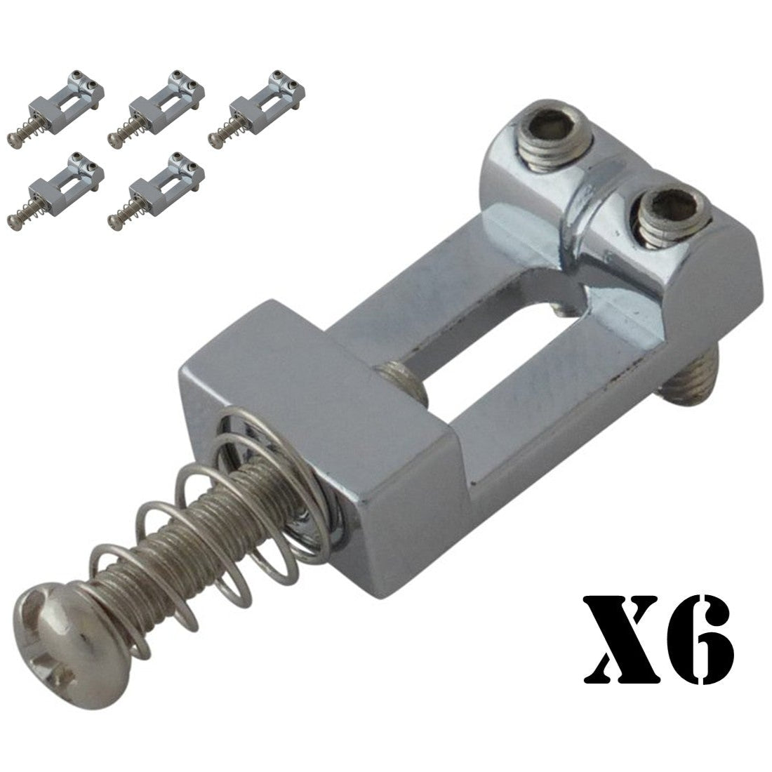 Electric Guitar Bridge Saddles SC Type Set of 6